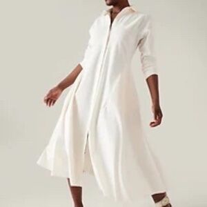 Athlete Magnolia White COSMIC LAYER DRESS